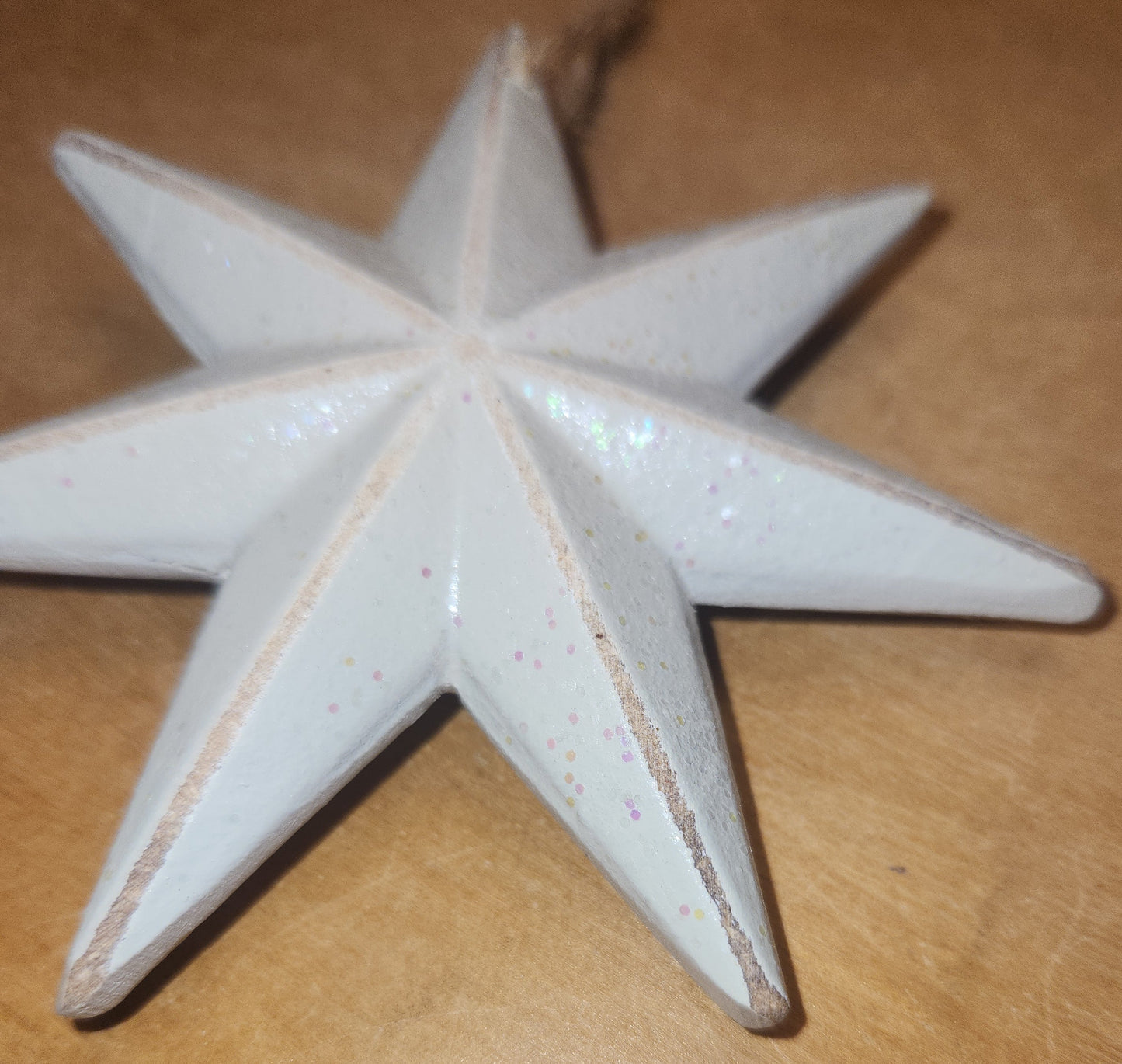 Moravian Star Ornament cream st90
