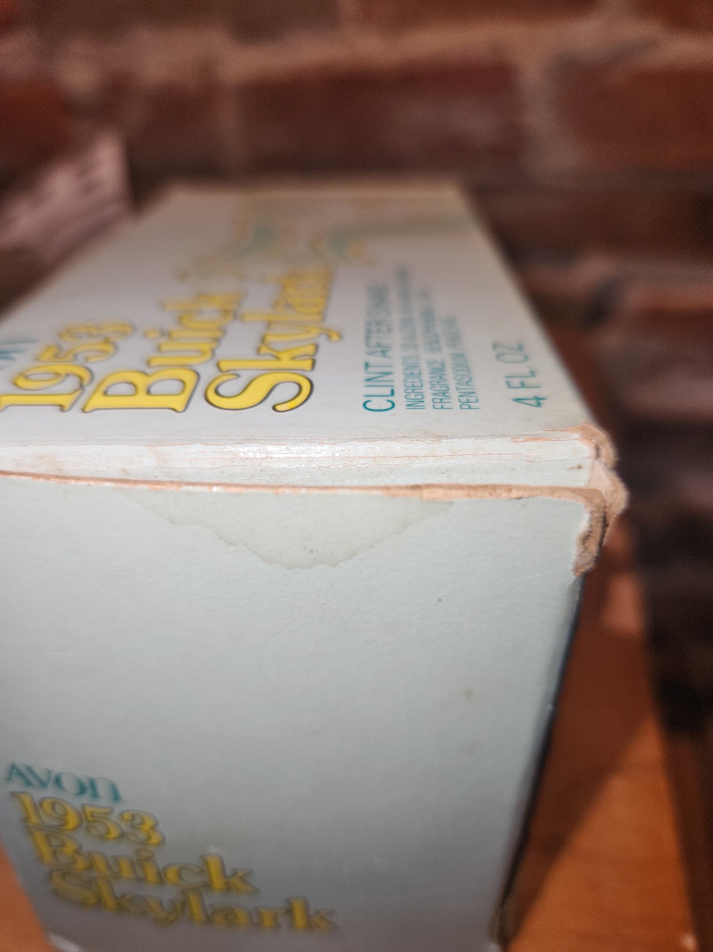 Vintage Avon 1953 Buick Skylark Clint After Shave With Unused Stickers and Original Box CLEARANCE av489