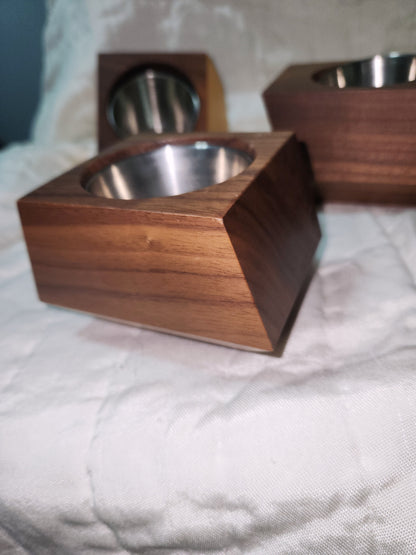 Mid-century wood planter candle holder revolution design planter MCM pl0010