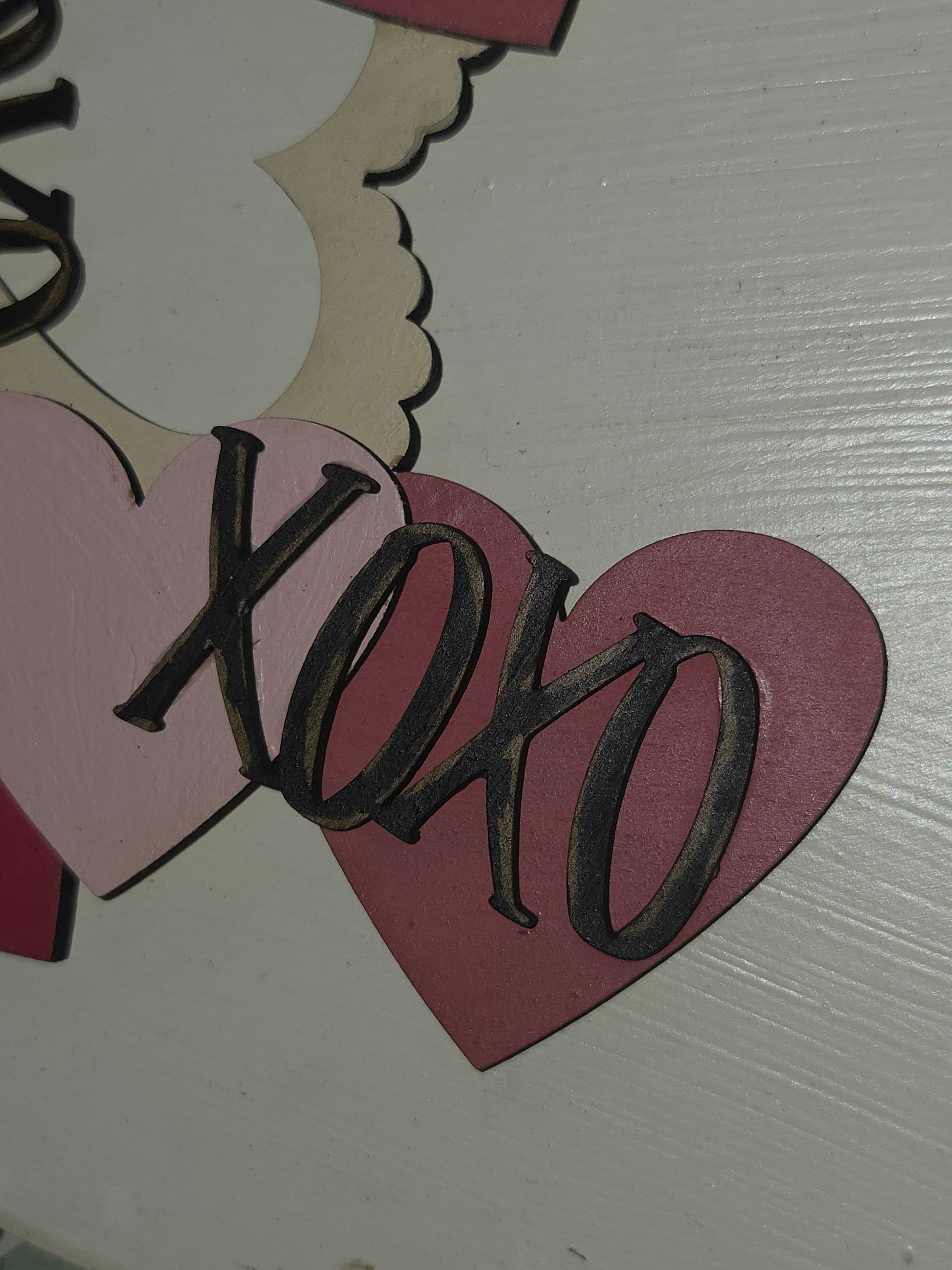 Heart Valentine's Day Insert for Interchangeable Pot Spilling Door Sign *Sign Sold Seperately*