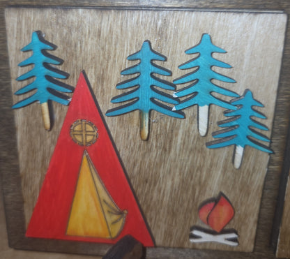 Camping Sunner Insert Kit for Interchangeable Frame Can Fit Arch, Rectangle, or Square Frame FRAMES SOLD SEPARATELY if03