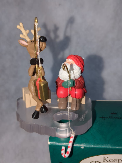 Hallmark Keepsake Ornament Collector's Club 1995 Membership Ornament Fishing for Fun ho48