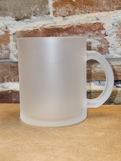 Custom Order 11 oz Mug Frosted Glass