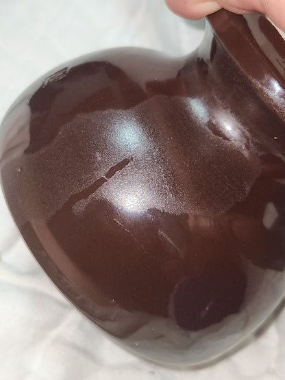 Vintage Victor Insulators Inc. Large Brown Drip Glaze High Voltage Ceramic Insulator insv1