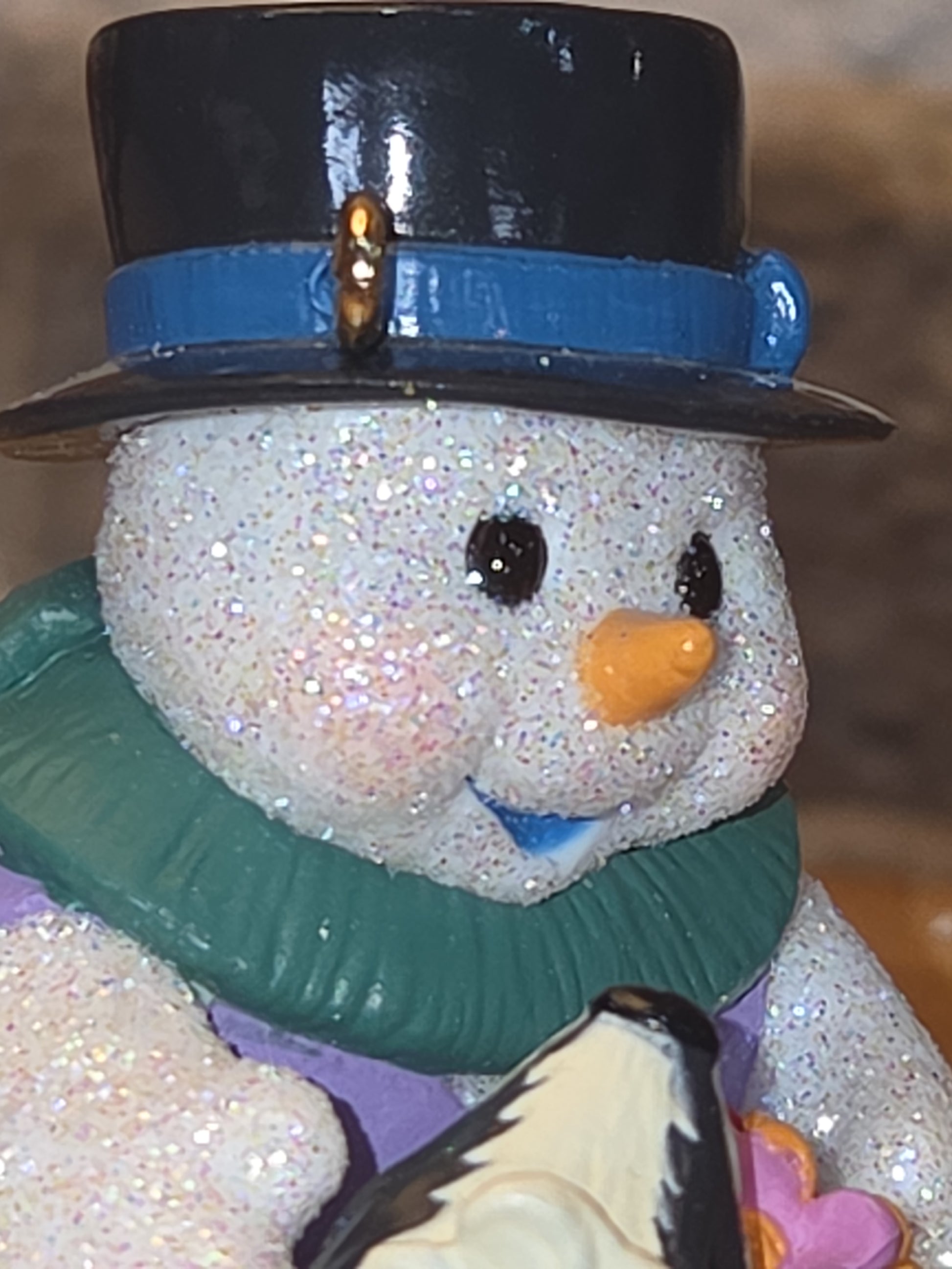 Vintage Hallmark Keepsake Ornament Skunk and Snowman #9 of the Snow Buddies Series 2006