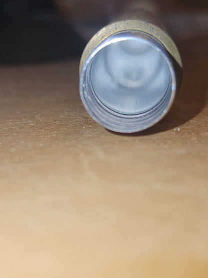 Vintage Everlasting Set of 2 Refillable Candle Sticks with Red Wick Cover Mid Century MCM vc7