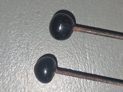 Vintage Hat Pins Black and White Set of 6 vhp1