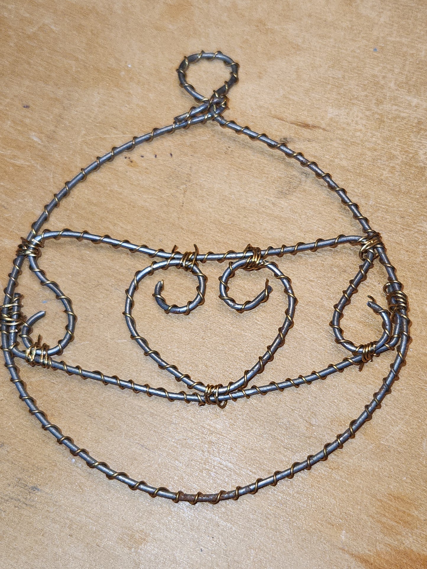 Handmade Wire Twist Ornaments Set of 16