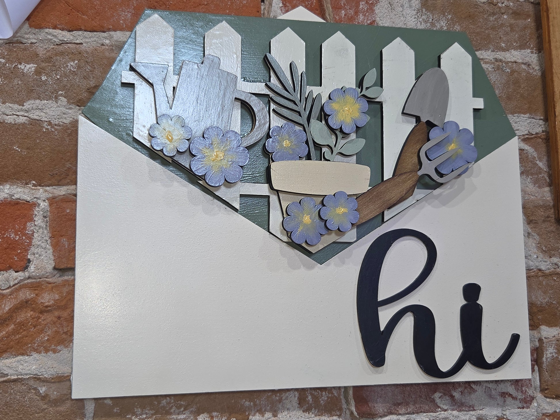 Garden Lavender Insert for Envelope Door Sign *sign sold seperately* EI3