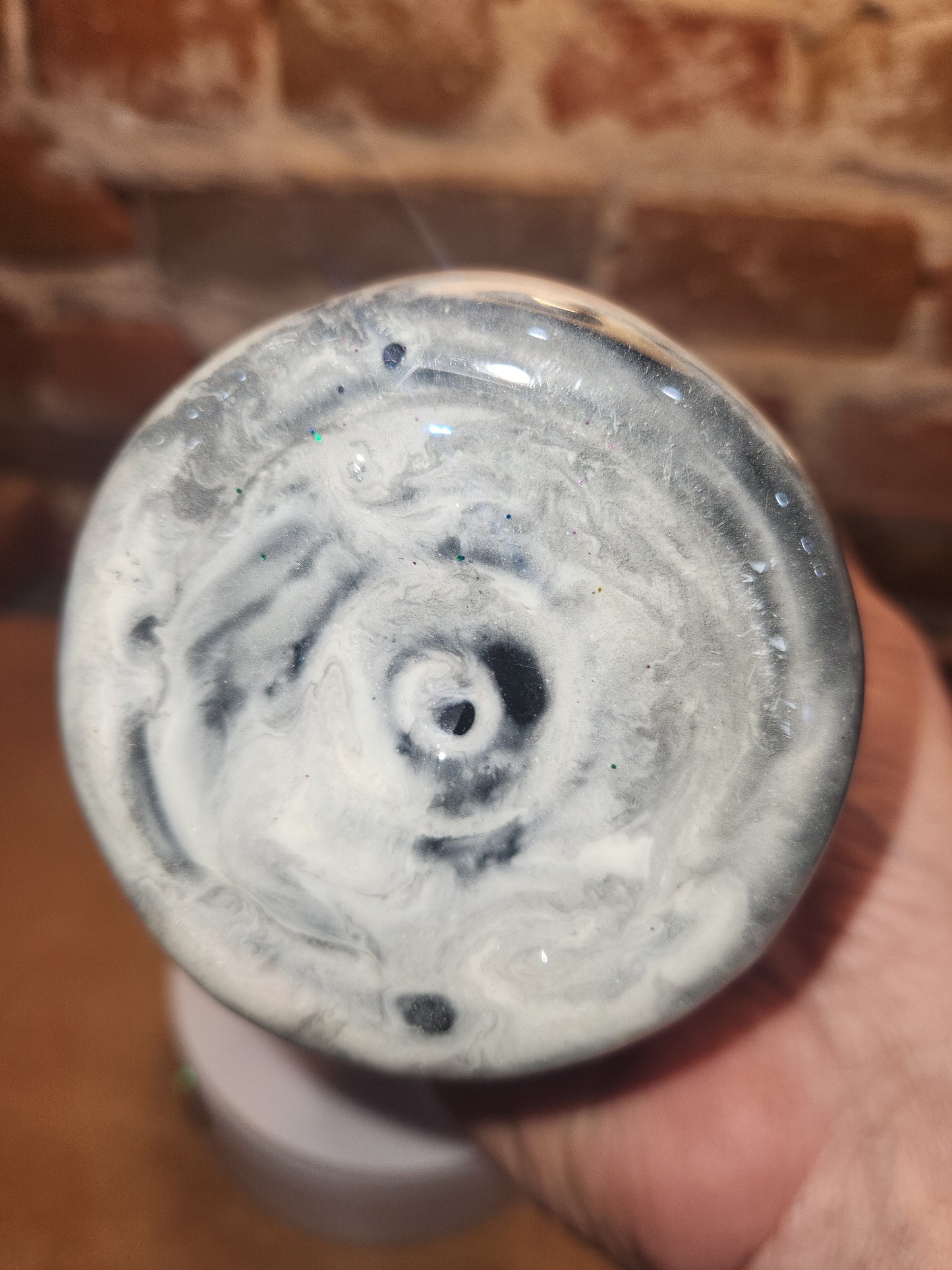 20 ounce stainless steel, Insulated, alcohol ink art Tumbler Red Grey White AS IS CLEARANCE ai23
