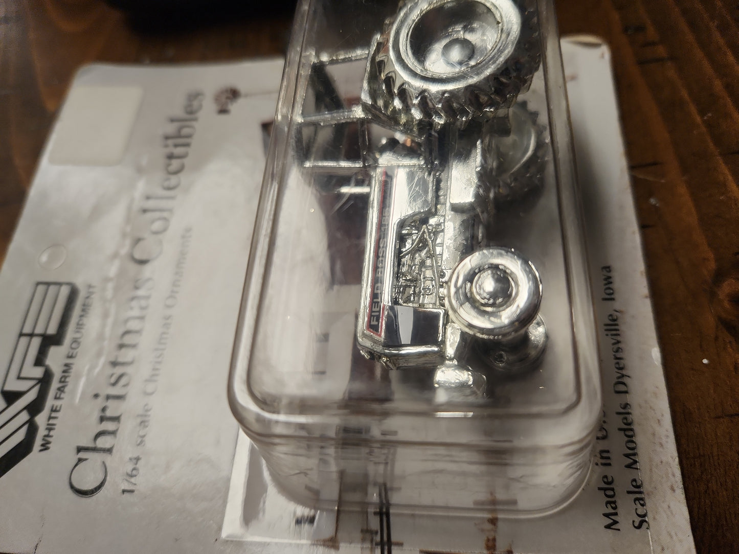 White Farm Equipment 1986 Field Boss 185 Farm Tractor 1/64 Christmas Ornament