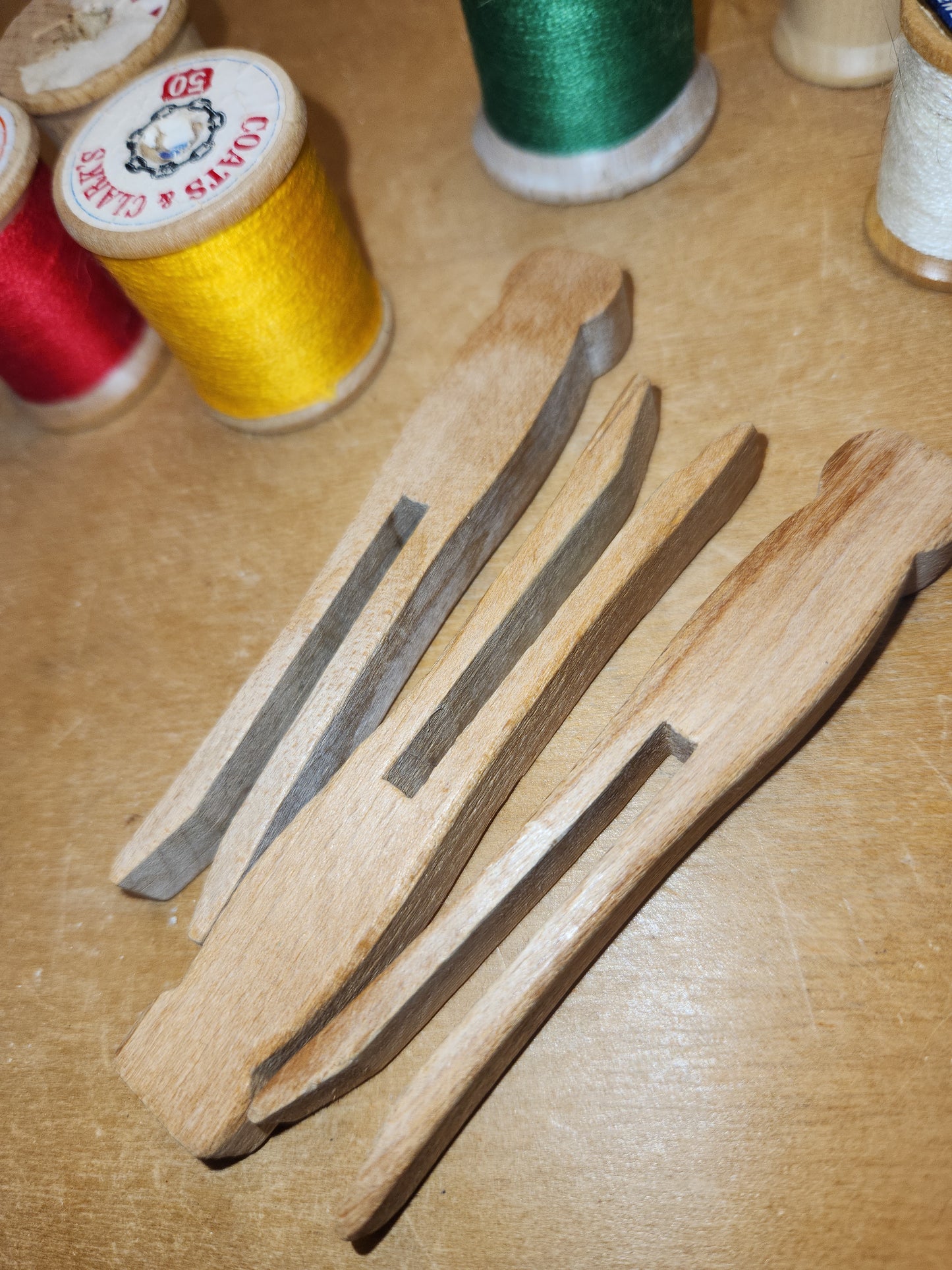 Vintage Sewing Jar Assemblage Wooden Thread Spools Scissors Wooden Clothespins Safety Pin vj12