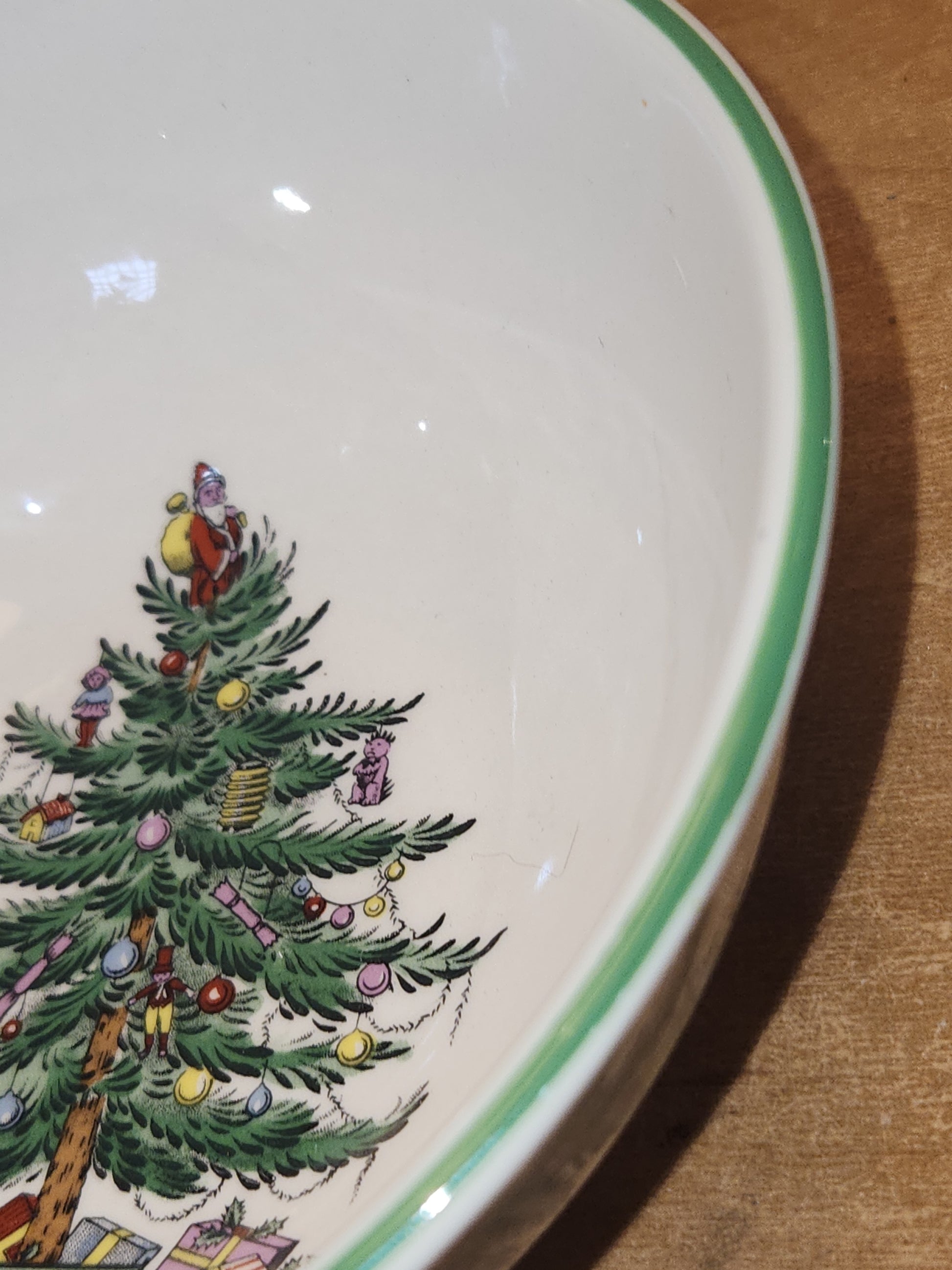 Spode 7" Small Bowl Christmas Tree Garland Pattern 2005 Made in China sp02