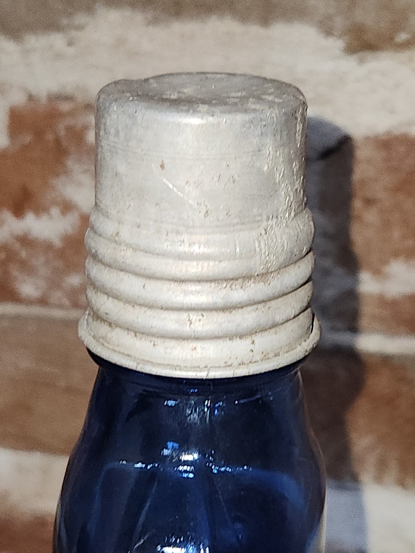 Genuine Phillips Cobalt Blue Glass Medicine Bottle Apothecary Milk Magnesia 5"