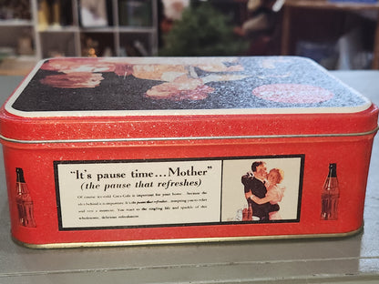 Vintage Coca-Cola Tin It's Pause Tim Mother Seamstress 1993 Coke cct51