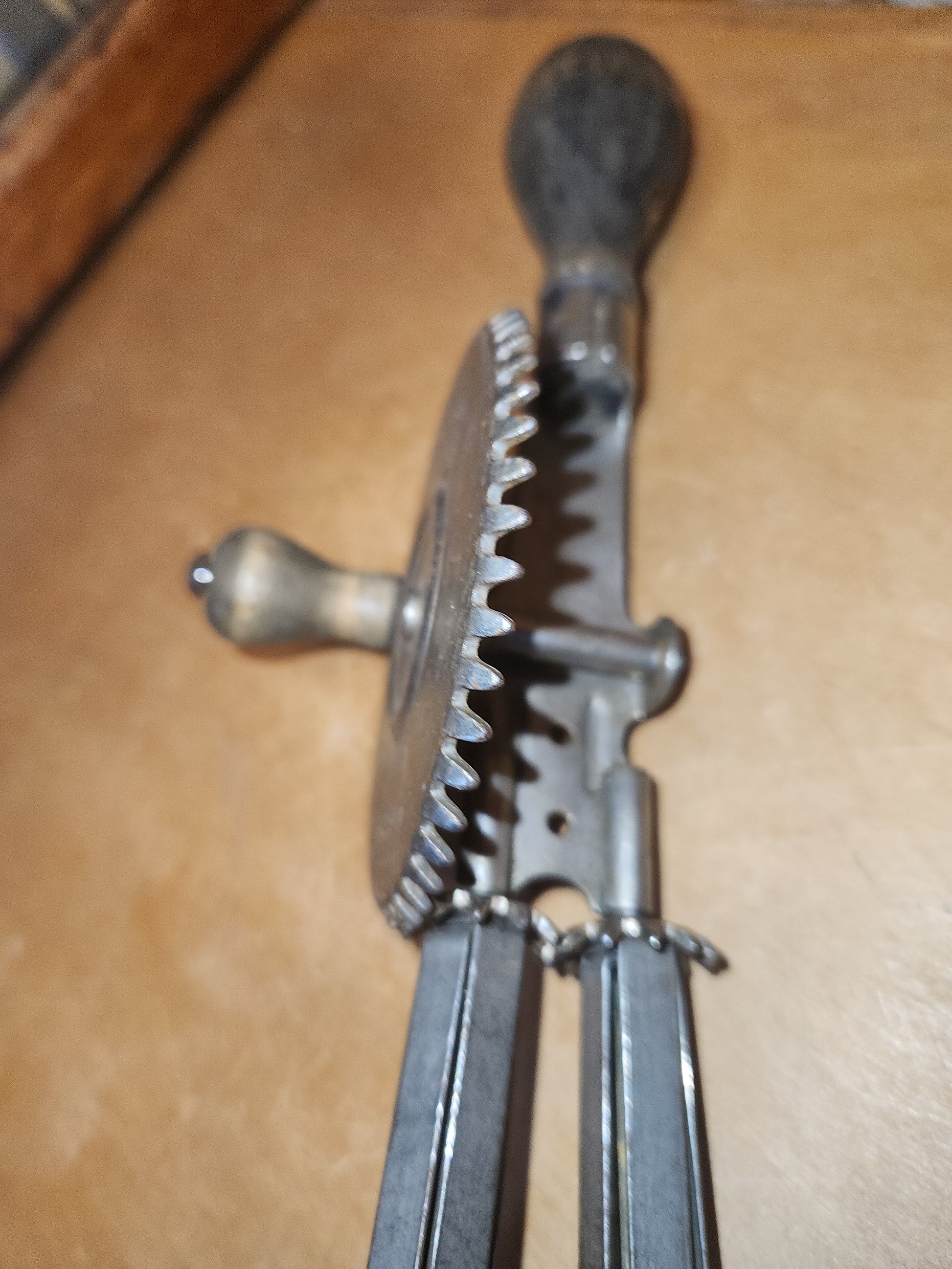 Vintage Antique A & J Hand Mixer Egg Beater Pat. OCT 9 1923 kit07