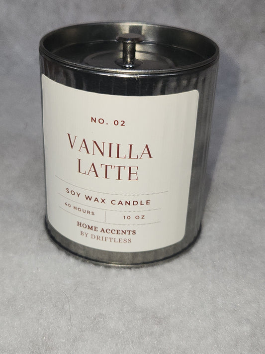 Home Accents Soy Wax Candle 10 oz Vanilla Latte vlc