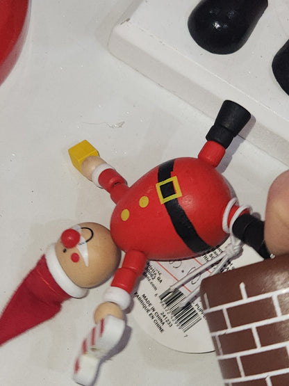 Santa Wooden Push Puppets pp1