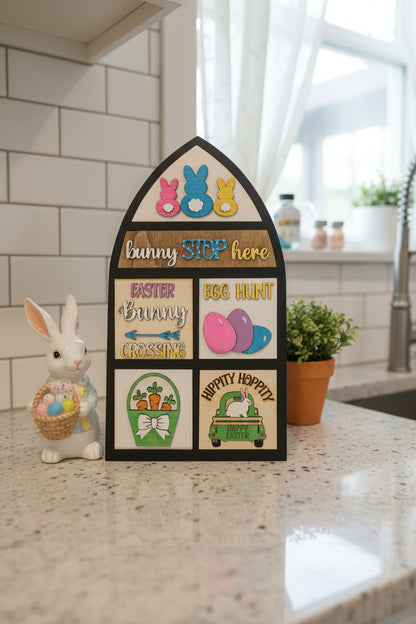 Easter Spring April Insert Kit for Interchangeable Frame Can Fit Arch, Rectangle, or Square Frame FRAMES SOLD SEPARATELY if24