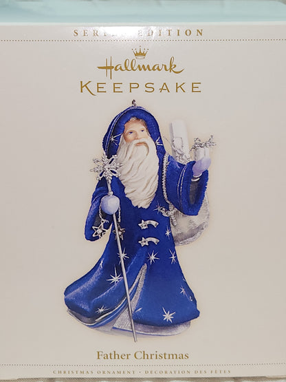 Vintage Hallmark Keepsake Ornament Father Christmas Collectors 3rd in series 2006
