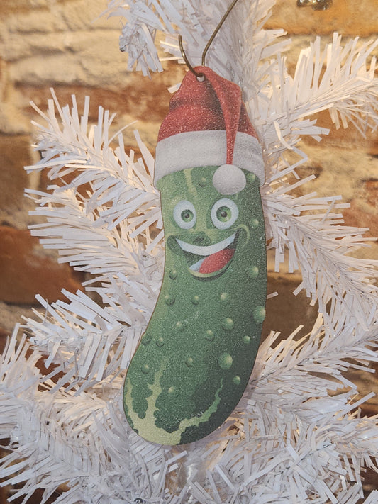 Pickle Ornament 100% Recycled Paper o07