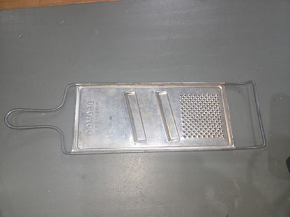 Vintage Grater BROMCO All in One Grater Slicer 14 1/2" Unique Handle Grater Only kit771