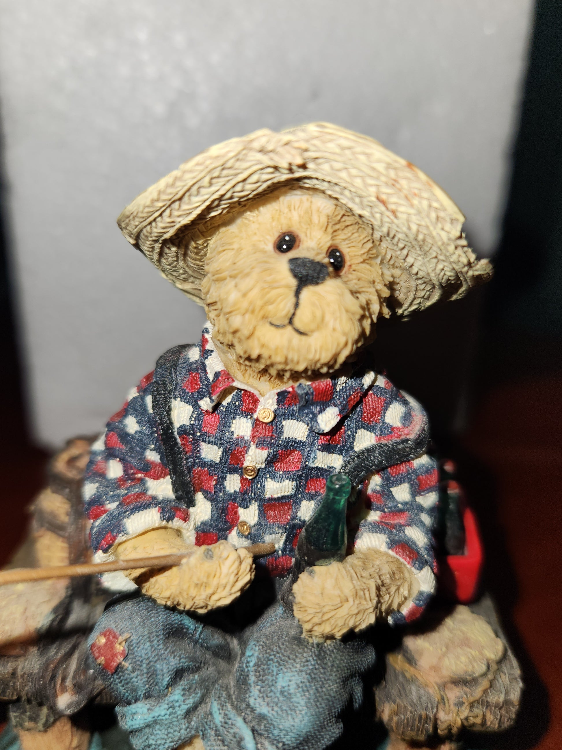 Boyds Bear Coca-Cola Jimmie .... favorite Pastimes figurine Exclusive to Cracker Barrel Cc231b