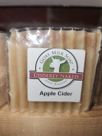 Udderly naked goat milk soap scented Apple Cider UN5
