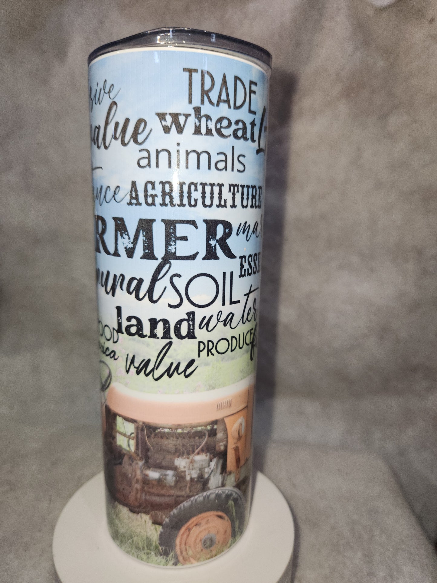 20 oz stainless steel, insulated tumbler farmer tf55