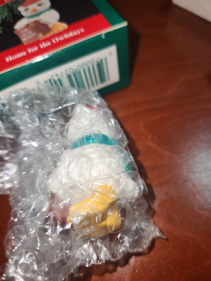 Vintage Hallmark Keepsake Ornament Home for the Owlidays 1990 UNOPENED Miniature