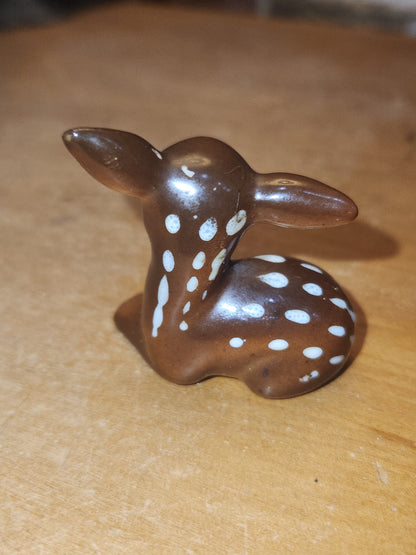 Vintage Ceramic Deer Fawn Calf Figure Japan df6