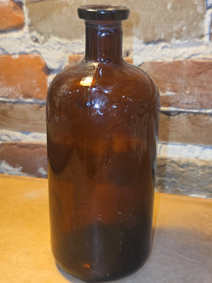 Vintage Medicine Bottles Amber Glass vmb03