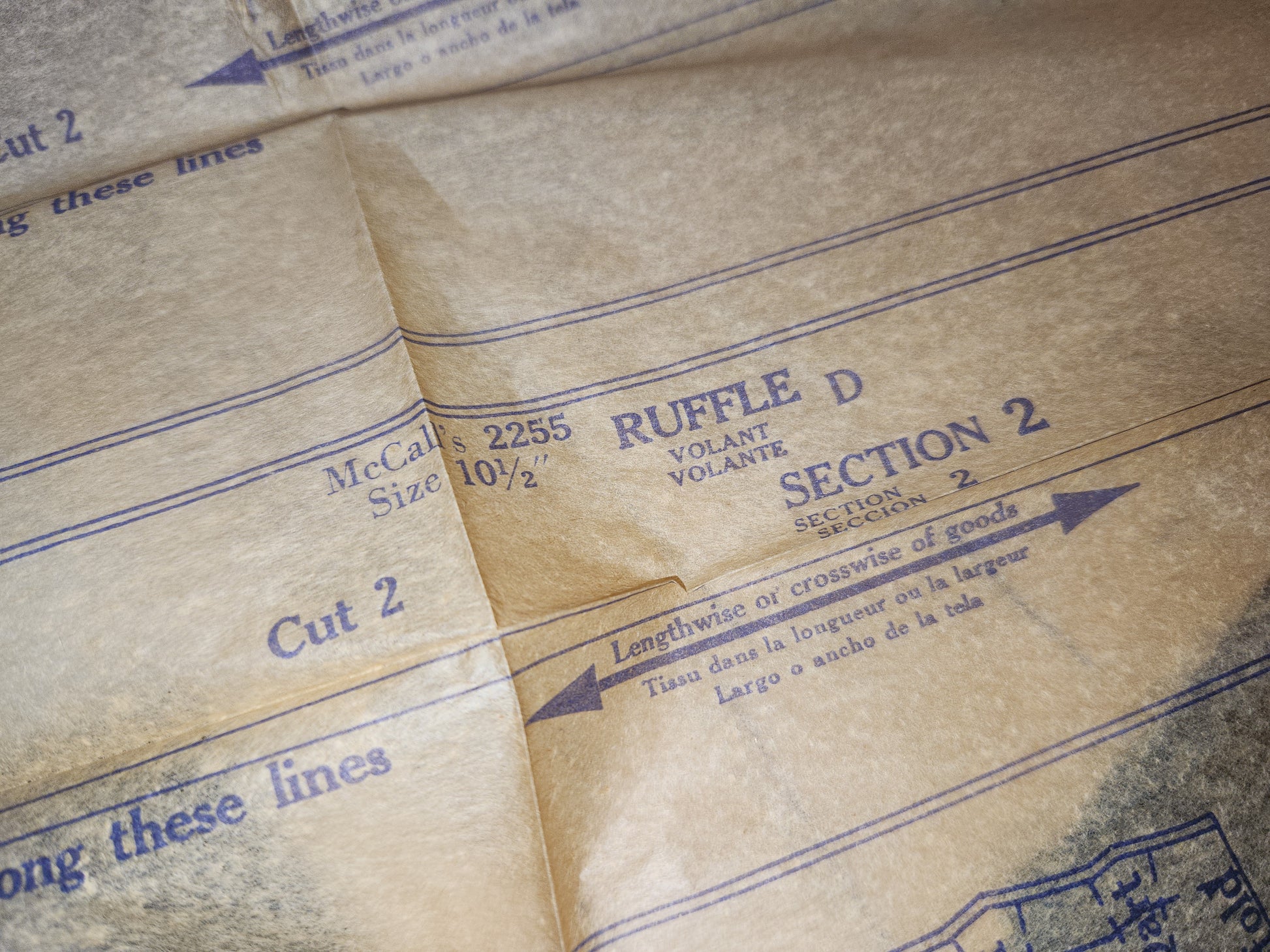 Vintage McCalls Sewing Pattern #2255 For 10-1/2” High Heel Figure Dolls 1958 AS IS