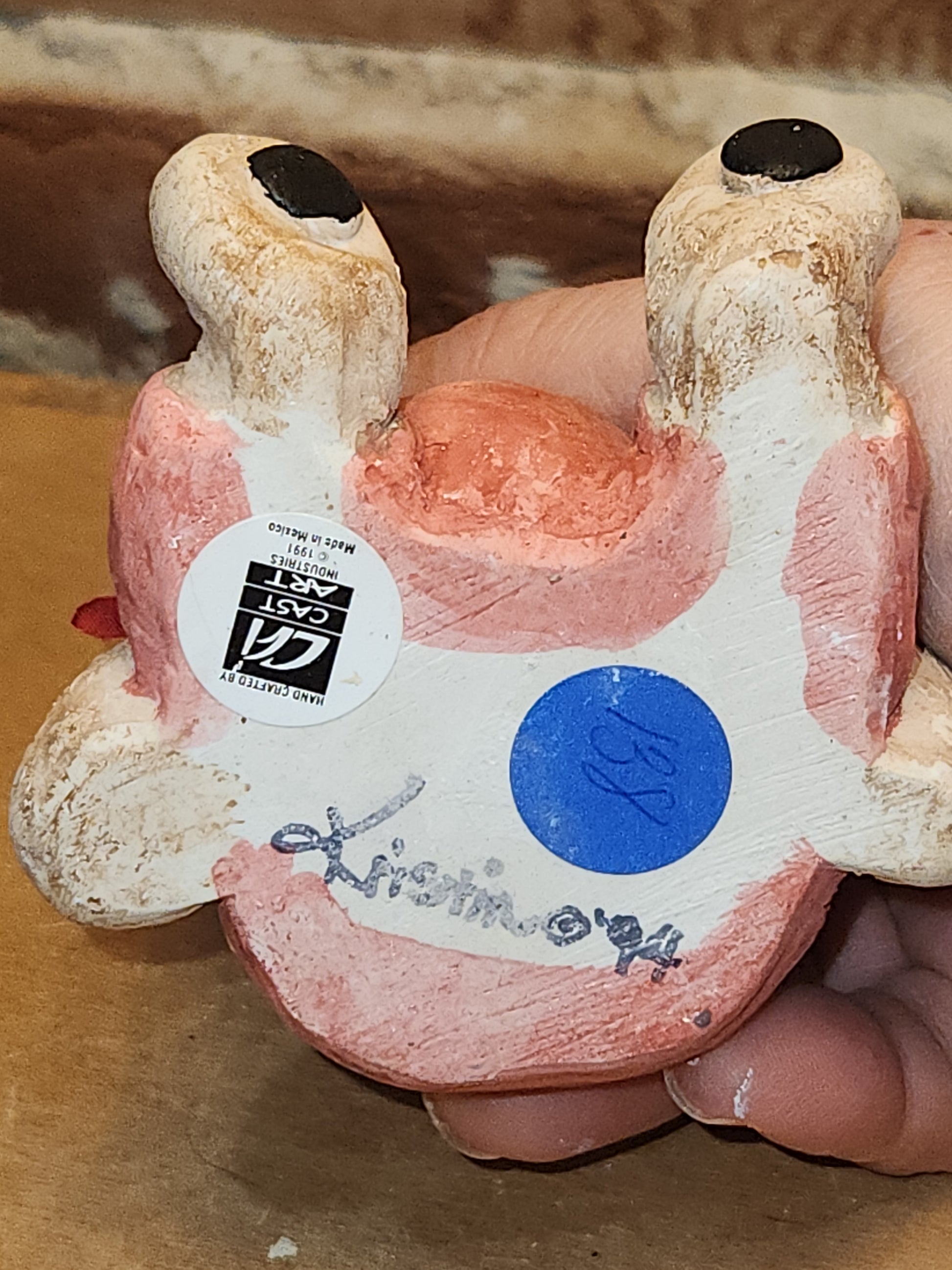Vintage Dreamsicles Christmas Teddy 1994 Kirstin Haynes Cast Art Industries di16