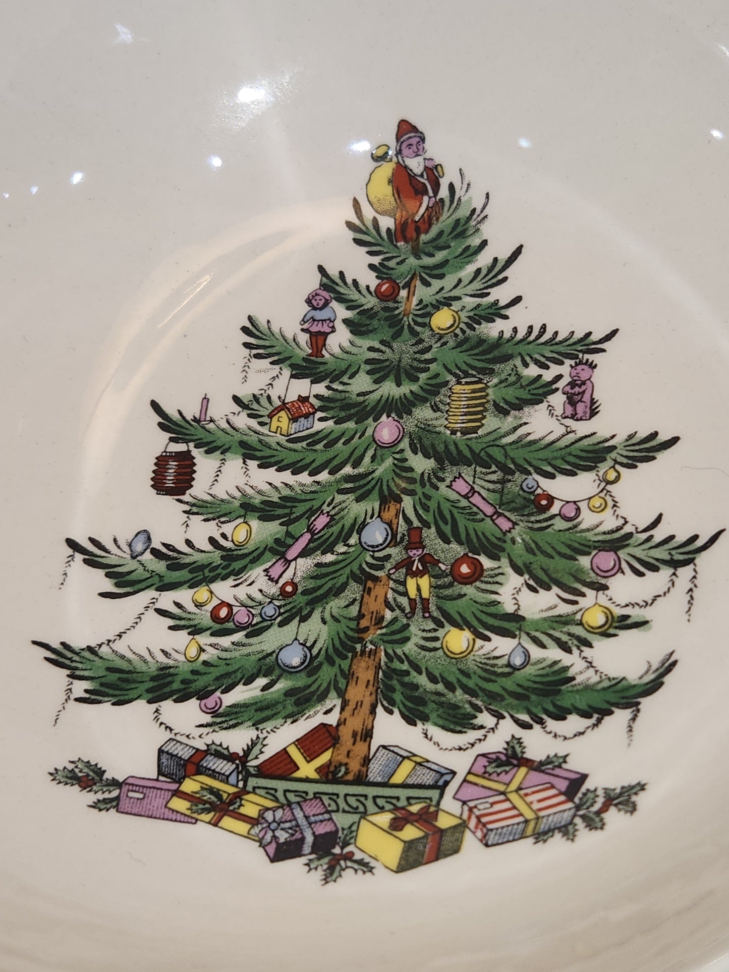 Spode 7" Small Bowl Christmas Tree Garland Pattern 2005 Made in China sp02