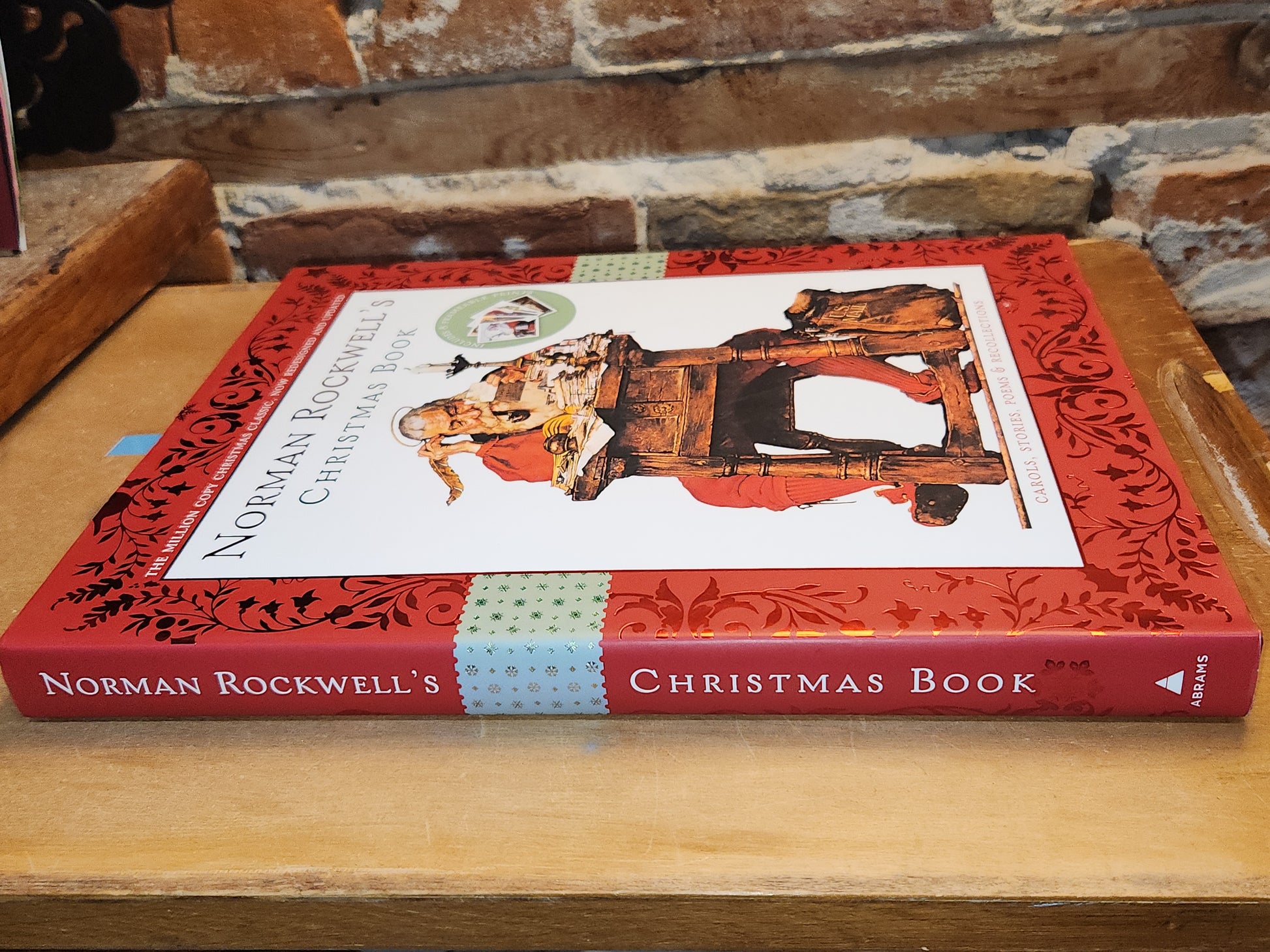 Norman Rockwell's Christmas Book Revised and Updated Edition 8 Frameable Prints bk010