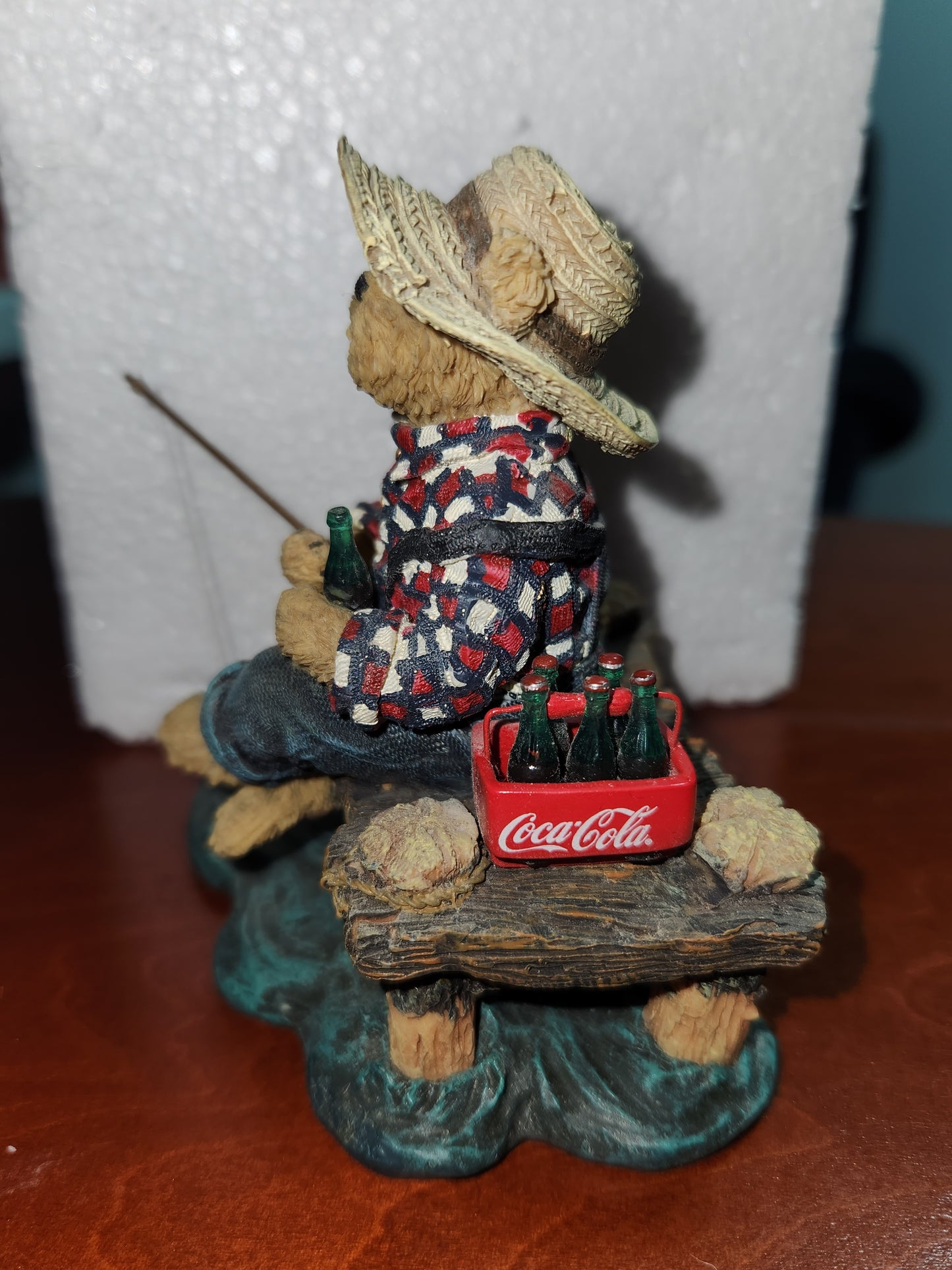 Boyds Bear Coca-Cola Jimmie .... favorite Pastimes figurine Exclusive to Cracker Barrel Cc231b