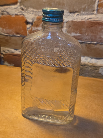 Vintage Liquor Bottle Glenmore Bourbon Clear Glass vlb2