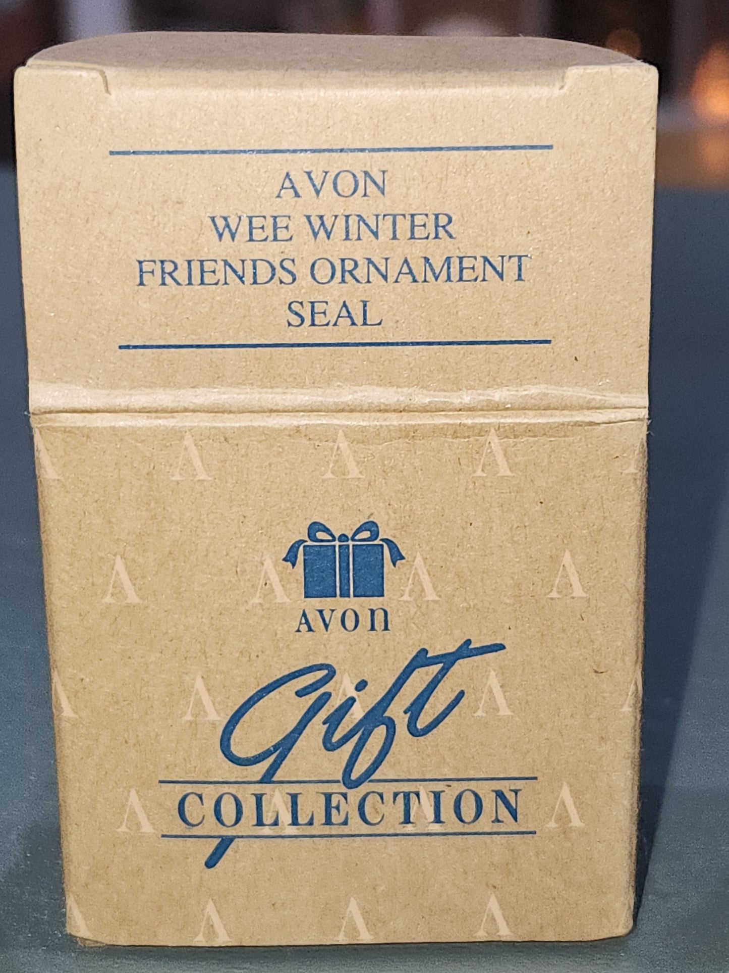 Vintage Avon Wee Winter Friends Ornaments Polar Bear, Seal, Eskimo Set of 3 Ornaments CLEARANCE