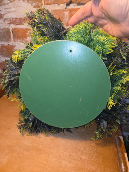 Vintage Plastic Greenery and Plastic Fruit for Christmas Arrangements