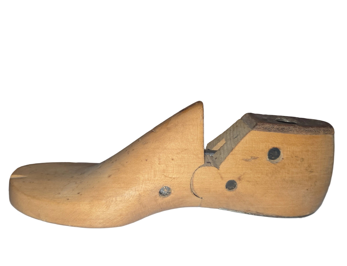 Vintage Shoe Mold – Antique Cobbler Tool for Rustic Farmhouse Display As Is