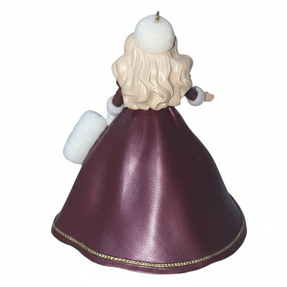Vintage Hallmark Keepsake Ornament Holiday Barbie 4th in Holiday BARBIE Series 1996 Hob8
