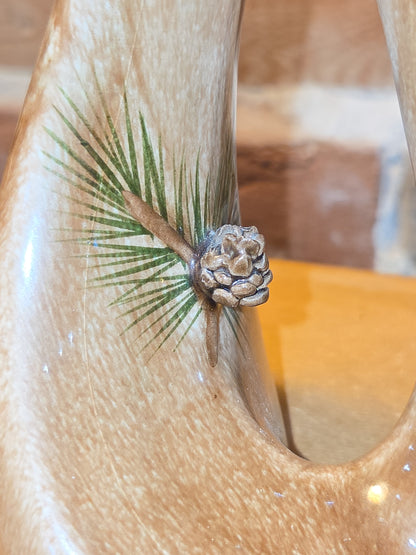 Vintage Gladys Wax Pottery Vase from Pinecone Collection South Dakota
