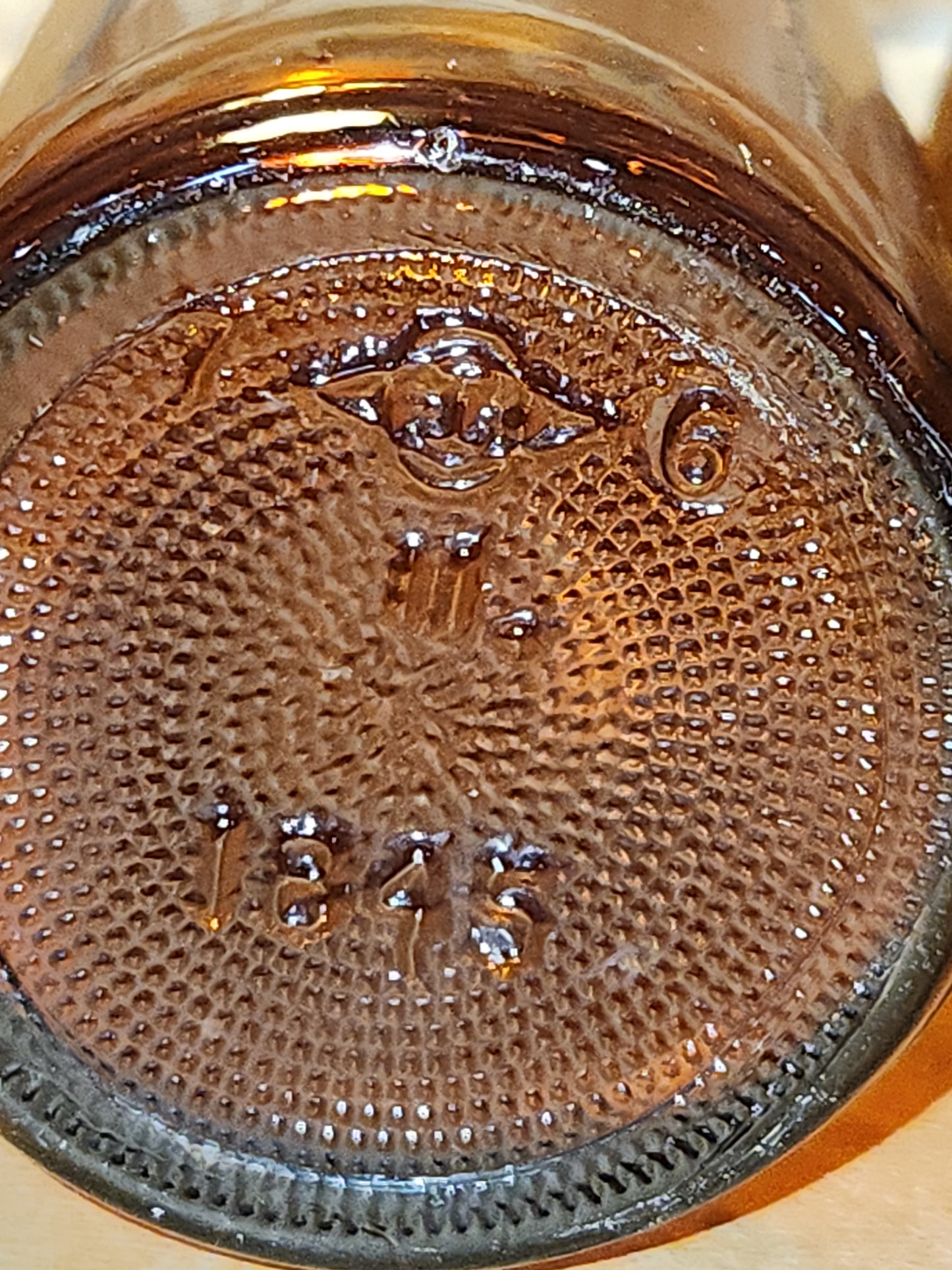 Vintage Medicine Bottles Amber Glass Set of 2 No lids vmb49