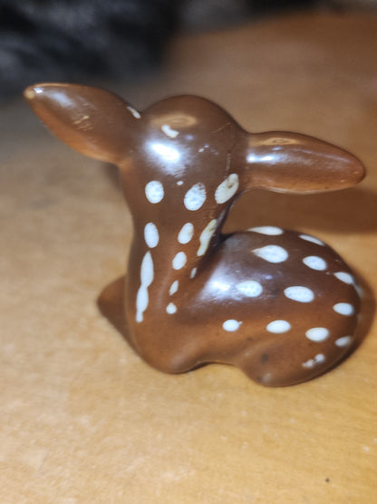 Vintage Ceramic Deer Fawn Calf Figure Japan df6