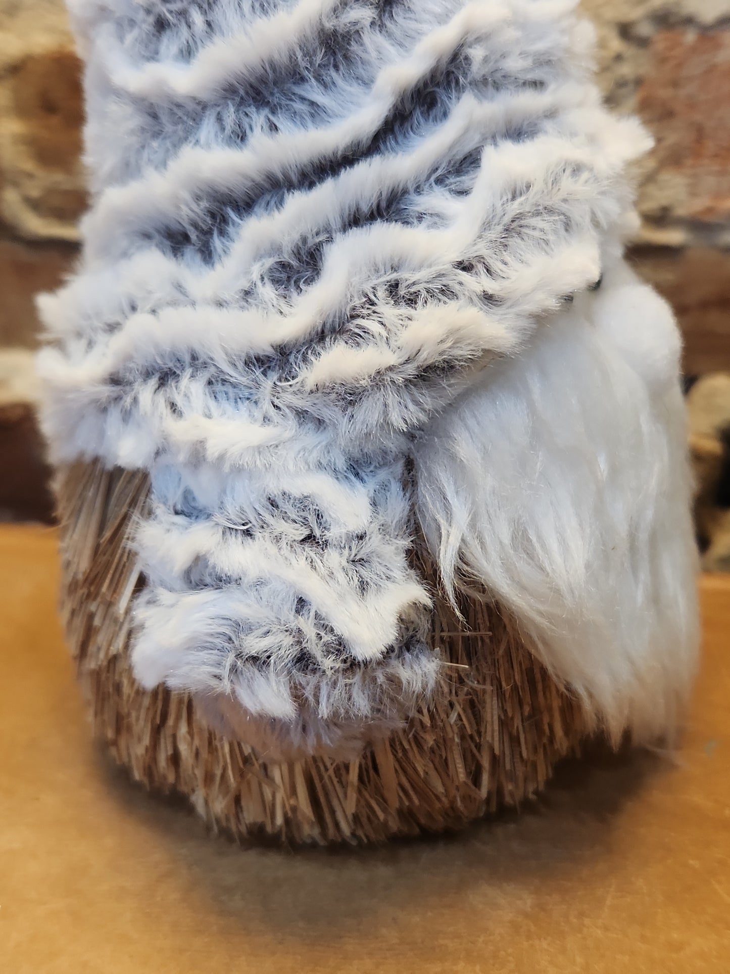 Gnome Soft Grey and White Hat White Breard Natural Body gn02