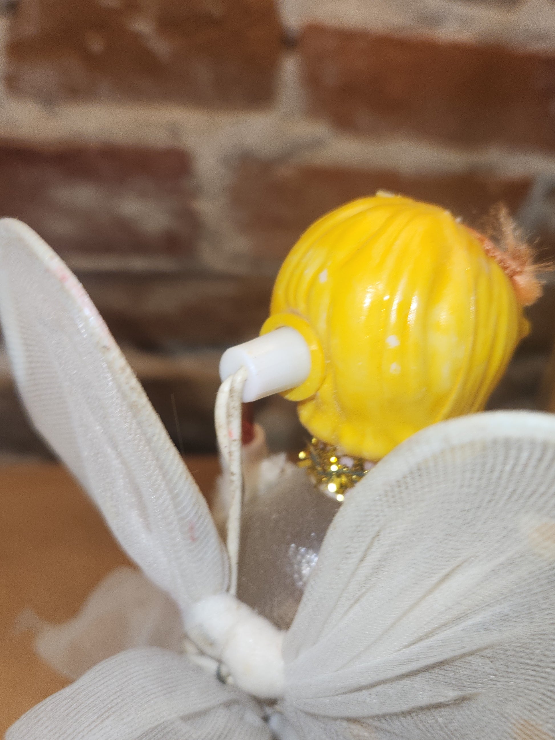 Vintage Christmas Tree Topper 7" Flashing Angel tt09
