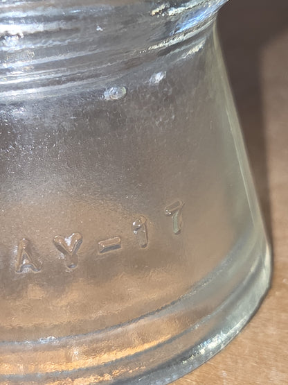 Vintage Insulator Hemingray #17 Clear Glass h617
