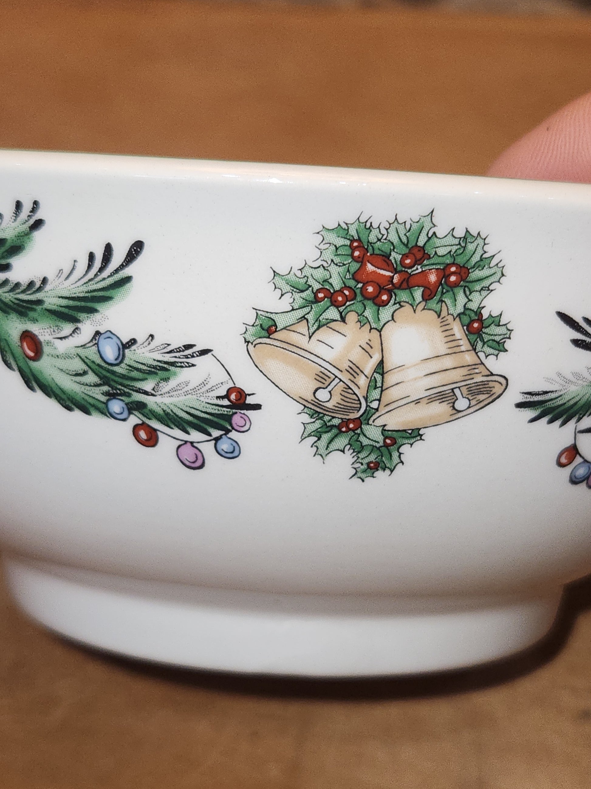 Spode 7" Small Bowl Christmas Tree Garland Pattern 2005 Made in China sp02