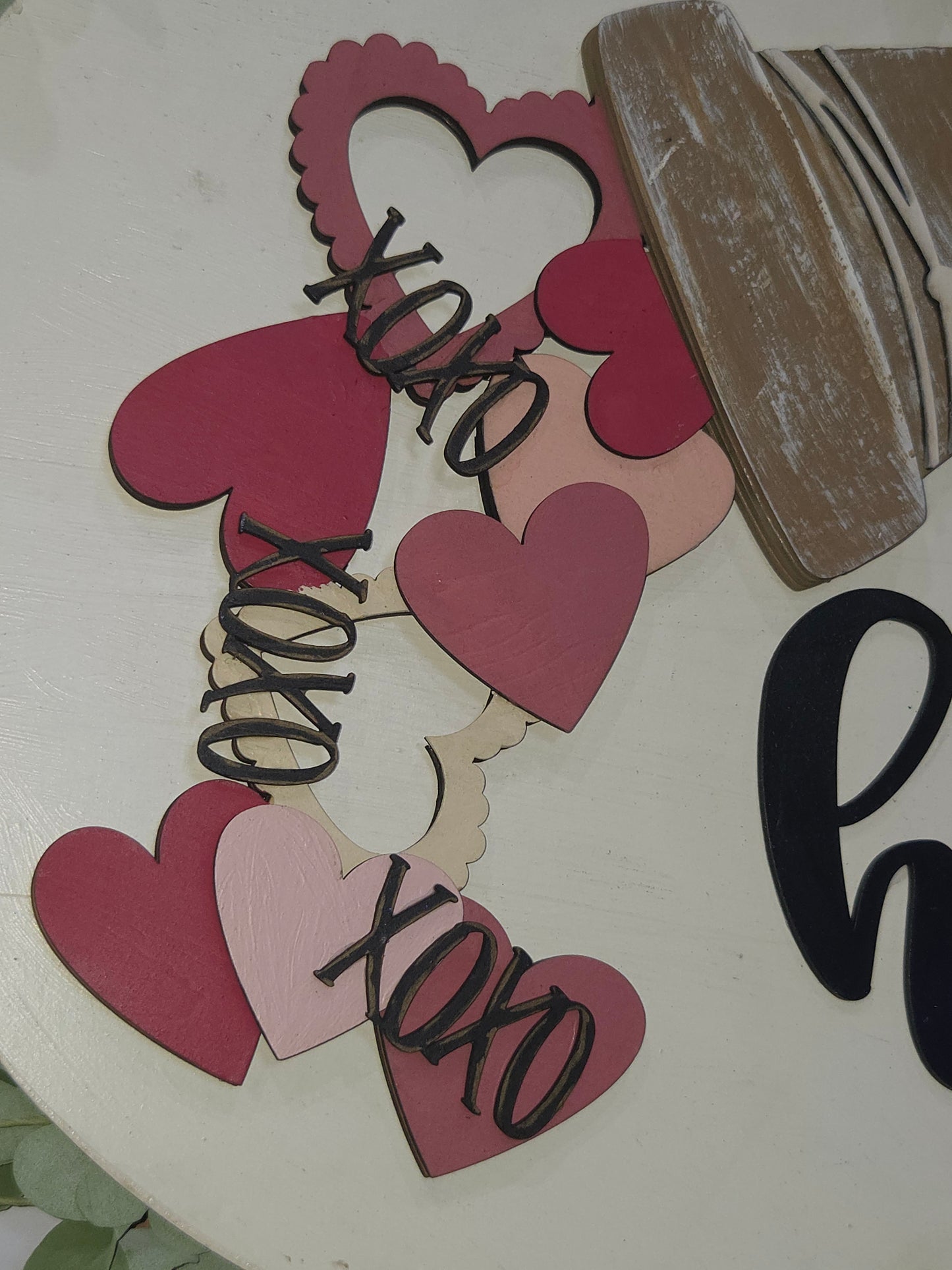 Heart Valentine's Day Insert for Interchangeable Pot Spilling Door Sign *Sign Sold Seperately*